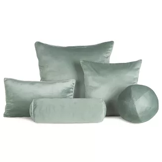 Poszewka dekoracyjna GAJA1 45x45 Eurofirany ciemnozielona gładka