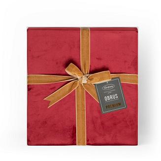 Obrus dekoracyjny VELVET 145x180 Eurofirany bordowy