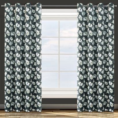 Zasłona gotowa na przelotkach AIDA 140x250 Design91 c.zielony