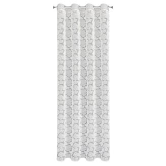 Zasłona gotowa na przelotkach JASMIN 140x250 Eva Minge Eurofirany biały