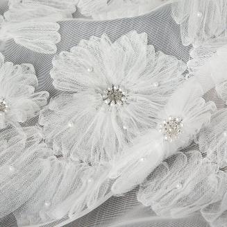 Zasłona gotowa na przelotkach JASMIN 140x250 Eva Minge Eurofirany biały