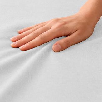 Prześcieradło jersey z gumką 180x200 białe