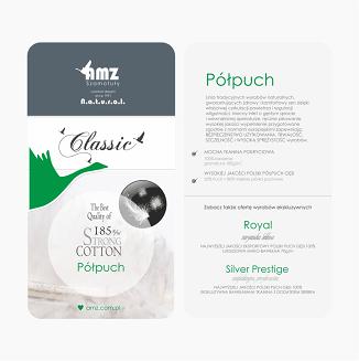 Poduszka półpuchowa 40x40 AMZ różowa