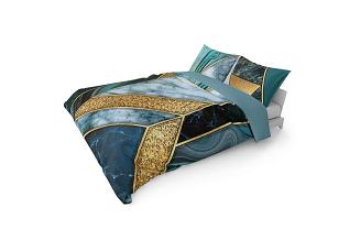 Pościel bawełniana 200x220 Holland marmurowa abstrakcja