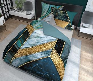 Pościel bawełniana 200x220 Holland marmurowa abstrakcja