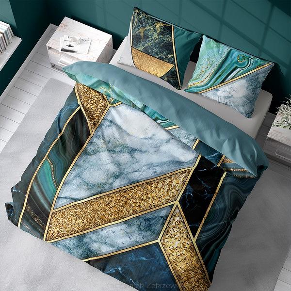 Pościel bawełniana 200x220 Holland marmurowa abstrakcja