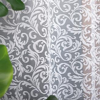 Firanka żakardowa gotowa na szelkach KASJANA 140x240 biała