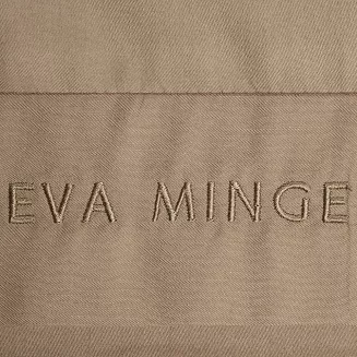 Pościel satynowa ELEGANT1E 160x200 Eva Minge Eurofirany jasnobrązowy