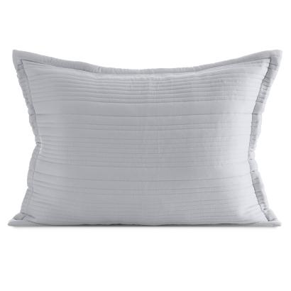 Poszewka dekoracyjna TARA 50x70 Eurofirany srebrna pikowana w pasy