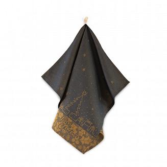 Komplet ścierek kuchennych świąteczny ZWOLTEX Merry Christmas granatowy