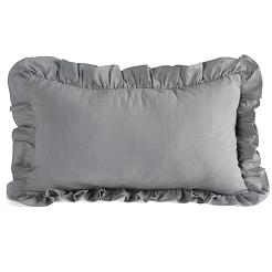 Poszewka dekoracyjna FALBANKA 30x50 Eurofirany stalowy