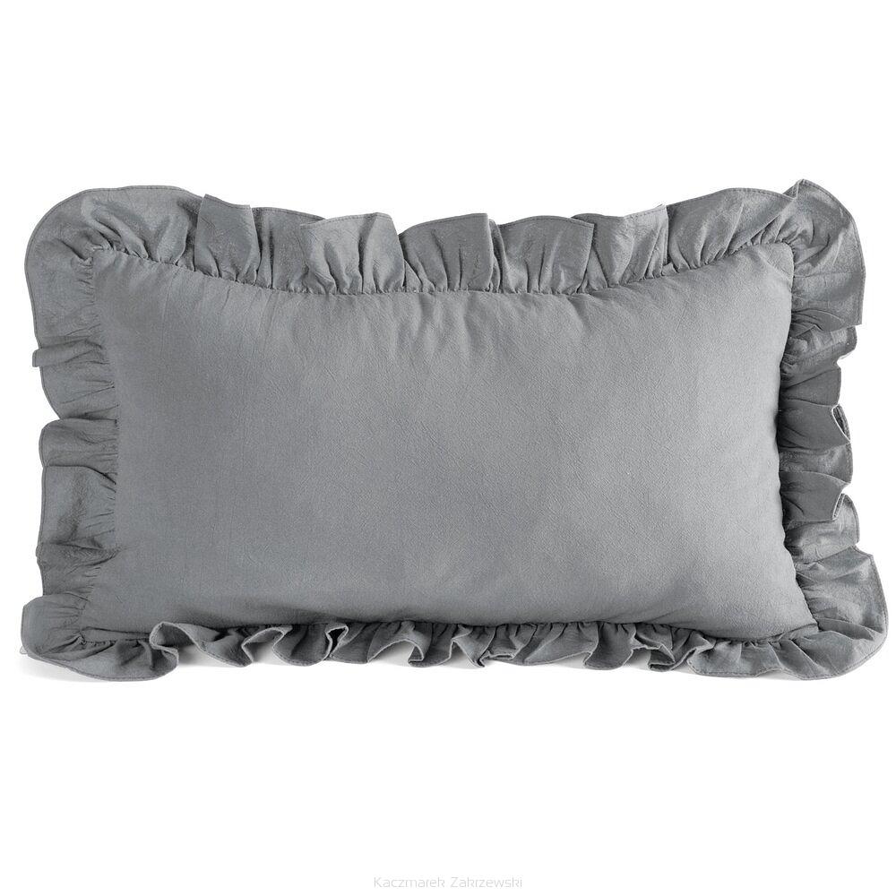 Poszewka dekoracyjna FALBANKA 30x50 Eurofirany stalowy