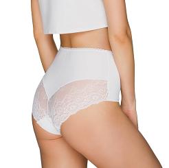 Figi damskie z koronką Babell kod 155 białe