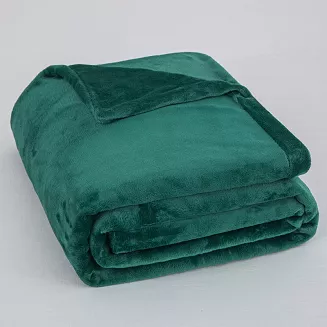 Pościel z mikrofibry MIŚ Cozy 200x220 zielona