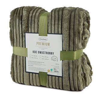 Koc narzuta NINA 150x200 Eurofirany oliwkowy