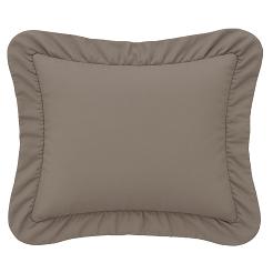 Poszewka do pościeli z falbanką RUFFY 70x80 brązowa