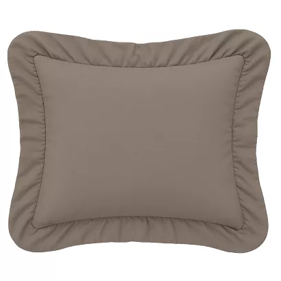 Poszewka do pościeli z falbanką RUFFY 70x80 brązowa