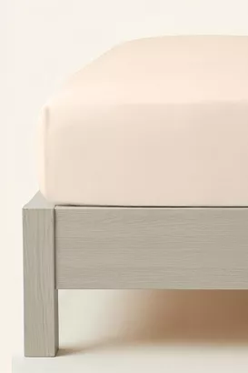 Prześcieradło flanelowe z gumką SIN 90x200 + 30 cm jasnobeżowe