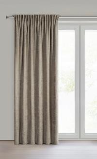 Zasłona gotowa na taśmie VANI 140x270 Eurofirany beżowy