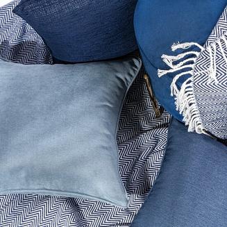 Poszewka dekoracyjna PALERMO 50x50 Eurofirany jasnoniebieska