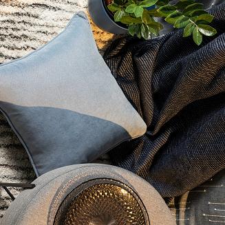 Poszewka dekoracyjna PALERMO 50x50 Eurofirany jasnoniebieski