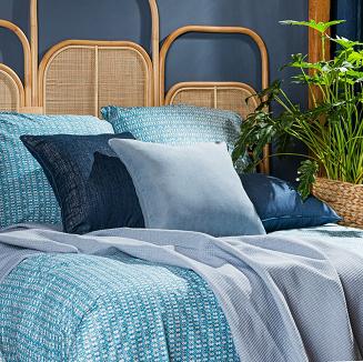 Poszewka dekoracyjna PALERMO 50x50 Eurofirany jasnoniebieski