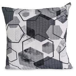 Poszewka z kory 40x40 czarna biała geometria