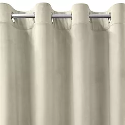 Zasłona gotowa na przelotkach ROSA 140x250 Design91 beżowy