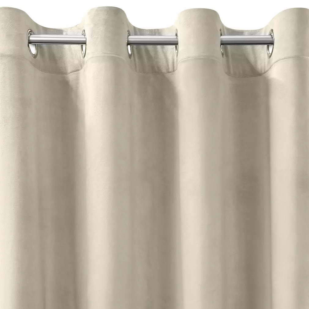 Zasłona gotowa na przelotkach ROSA 140x250 Design91 beżowy