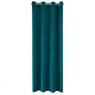 Zasłona gotowa na przelotkach MILO 140x250 Eurofirany turkusowy