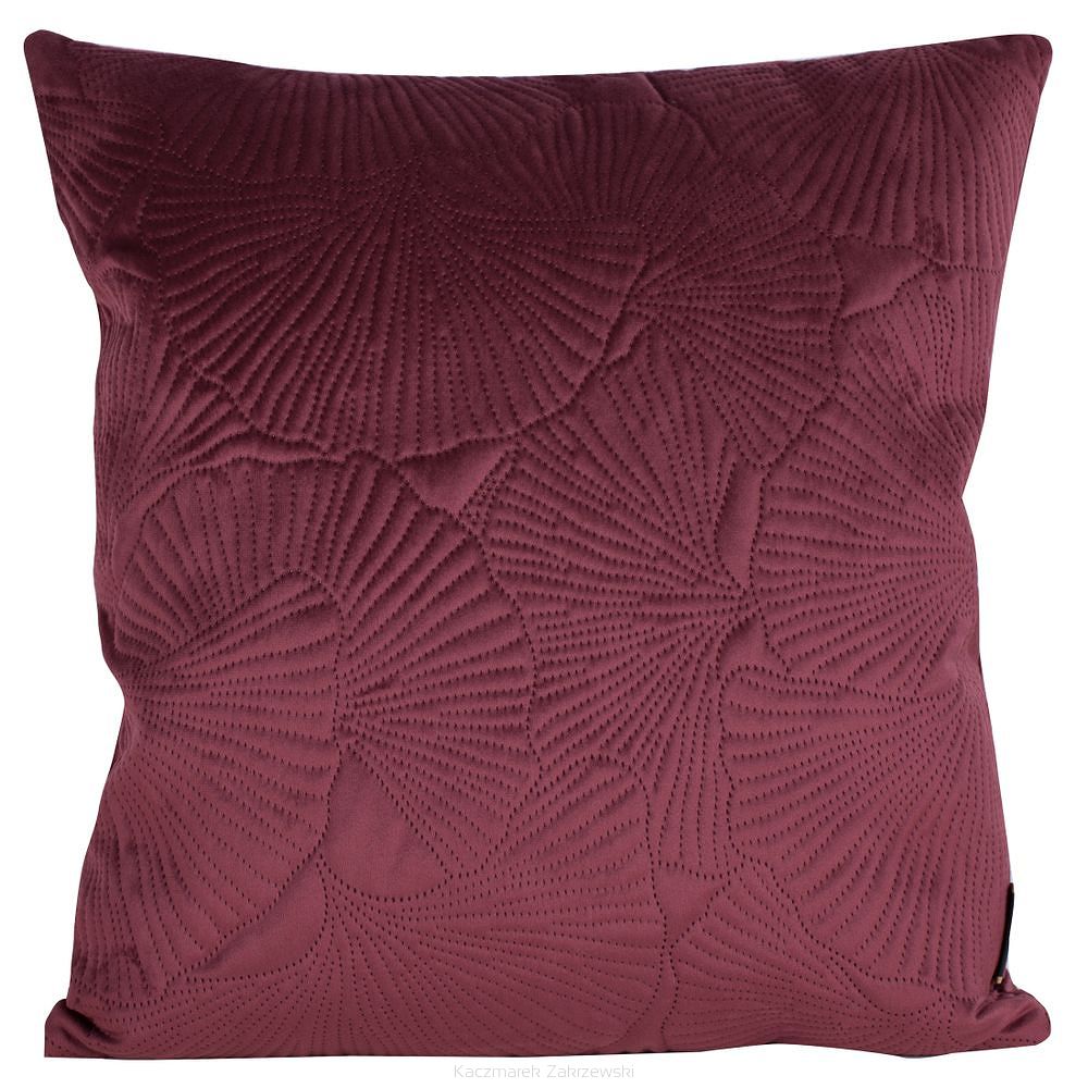 Poszewka dekoracyjna VELVET 45x45 Eurofirany bordowy