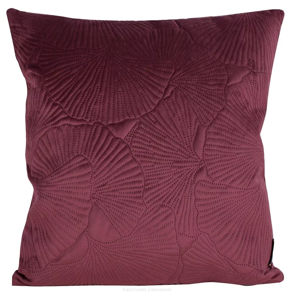 Poszewka dekoracyjna VELVET 45x45 Eurofirany bordowy