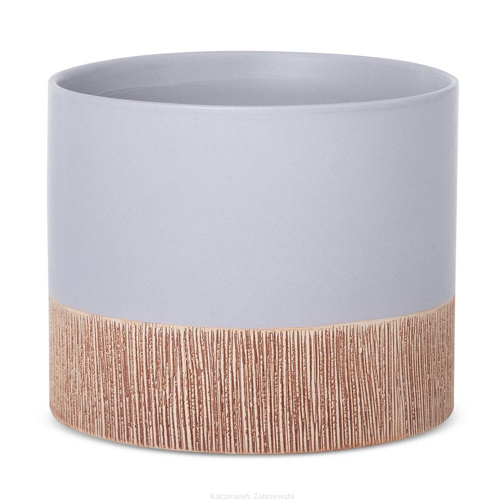Donica dekoracyjna MILI Eurofirany popielaty