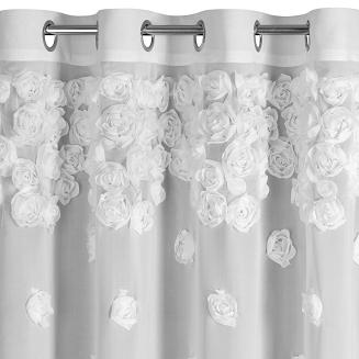 Firana gotowa na przelotkach DIANA 350x160 Eurofirany biały