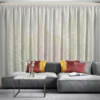 Firana gotowa na taśmie KLEO 350x270 Eurofirany biały