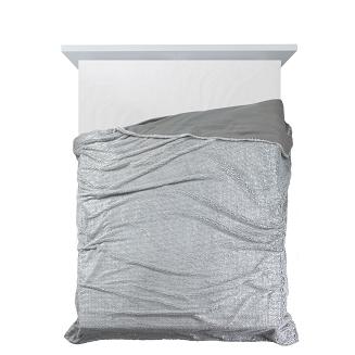 Koc narzuta HAVANA 200x220 Design91 szary/srebrny