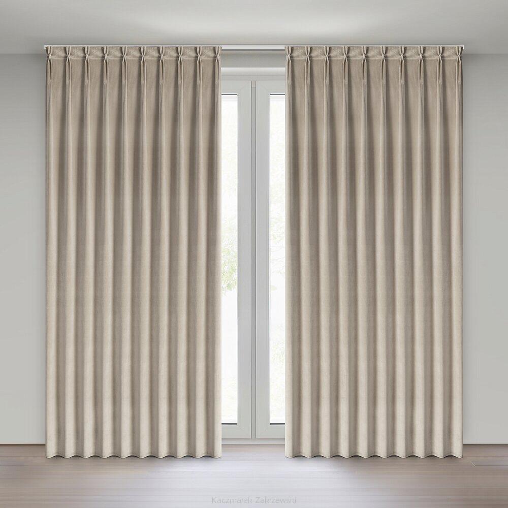 Zasłona gotowa MELANIE 125x270 Eurofirany beżowy