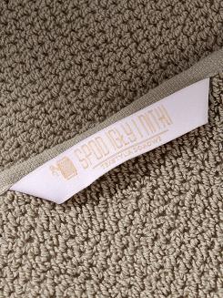 Ręcznik bawełniany o ryżowej strukturze Loren 70x140 mocca