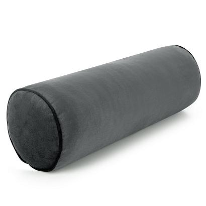 Poszewka dekoracyjna wałek GAJA5 15x45 Eurofirany grafitowa z lamówką