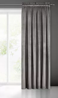 Zasłona gotowa na taśmie PIERRE 140x300 Pierre Cardin Eurofirany szary