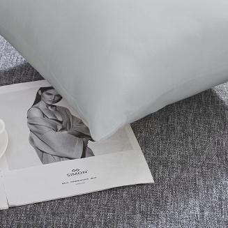 Poszewka satyna bawełniana SIN 40x40 szara