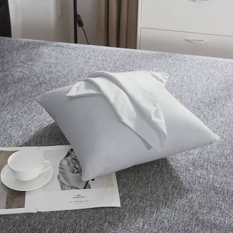 Poszewka satyna bawełniana SIN 40x40 szara