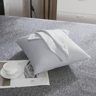 Poszewka satyna bawełniana SIN 40x40 szara