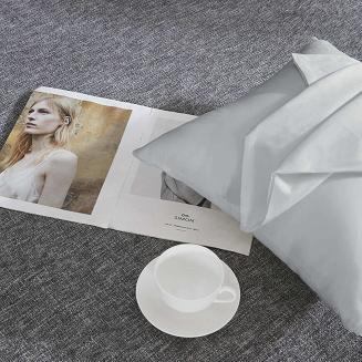 Poszewka satyna bawełniana SIN 40x40 szara