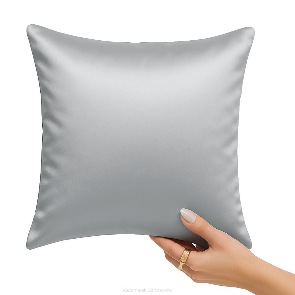 Poszewka satyna bawełniana SIN 40x40 szara