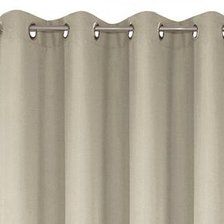 Zasłona gotowa na przelotkach RITA 140x250 Eurofirany cappucino