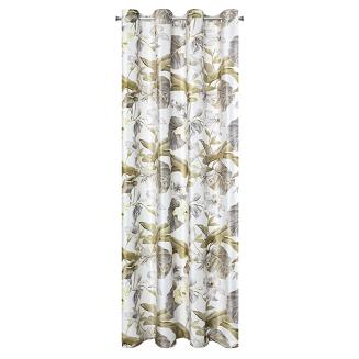 Zasłona gotowa na przelotkach ELISSA 140x250 Eurofirany oliwkowy