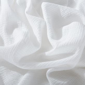 Biała Bawełniana Pościel Muślinowa 220x200