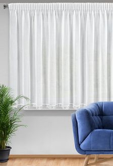 Firana gotowa na taśmie SUZAN 350x150 Eurofirany biały