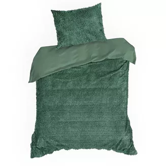 Pościel bawełniana TIFFANY 200x220 Design91 ciemnozielony